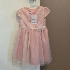 Pretty In Pink little girl dress (4T)